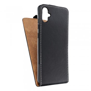 Svislé knížkové pouzdro pro Samsung A05 Slim Flexi Fresh czarne
