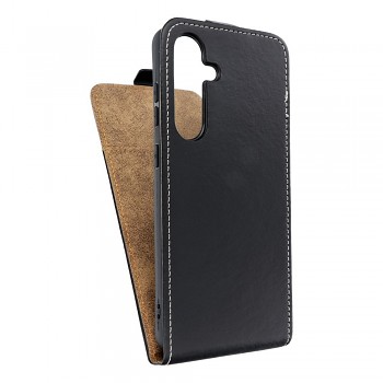 Svislé knížkové pouzdro pro Samsung S24 FE Slim Flexi Fresh czarne