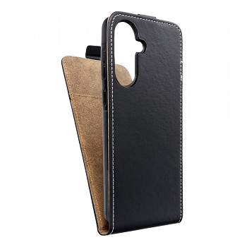 Svislé knížkové pouzdro pro Samsung A36 5G Slim Flexi Fresh czarne