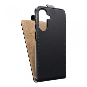 Svislé knížkové pouzdro pro Samsung A17 Slim Flexi Fresh czarne