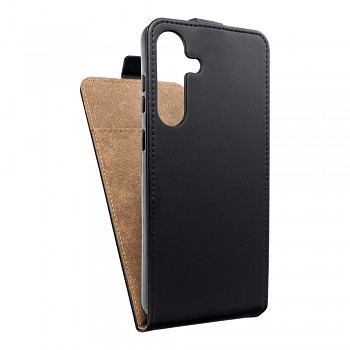 Svislé knížkové pouzdro pro Samsung S25 FE Slim Flexi Fresh czarne
