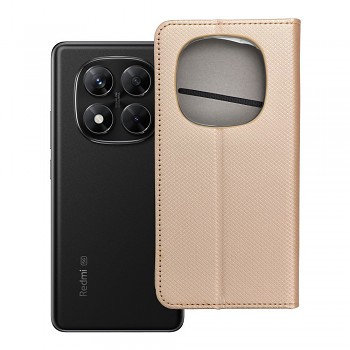 Knížkové pouzdro pro Xiaomi Redmi NOTE 14 PRO 5G/ 14 PRO PLUS 5G Smart Book zlaté