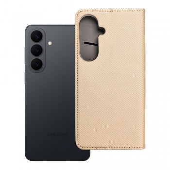 Knížkové pouzdro pro Samsung S26 PLUS Smart Book zlaté