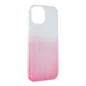 Kryt pro iPhone 13 Shining průhledný růžový