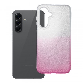 Kryt pro Samsung A56 5G Shining průhledný růžový
