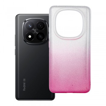 Kryt pro Xiaomi Redmi Note 14 PRO PLUS 5G Shining průhledný růžový