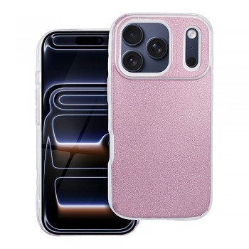 Kryt pro iPhone 17 Pro/ 18 Pro (nízký okraj fotoaparátu) Shining růžový