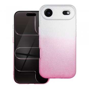 Kryt pro iPhone 17 AIR Shining průhledný růžový