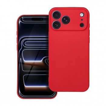Kryt pro iPhone 17 Pro Max/ 18 Pro Max (nízký okraj fotoaparátu) Soft červený