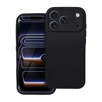 Kryt pro iPhone 17 Pro/ 18 Pro (nízký okraj fotoaparátu) Soft černý
