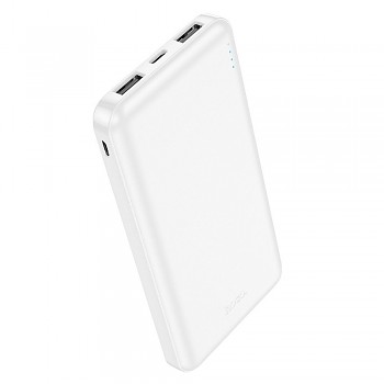 Powerbank Hoco 10000 mAh 2.1A J100 bílá