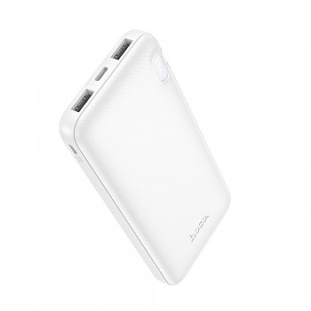 HOCO powerbank 10000 mAh 2A J128 bílá