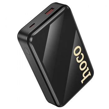 Powerbank Hoco 20000 mAh QC PD 22.5W s built-in cables USB-C + Lightning Q37A černá