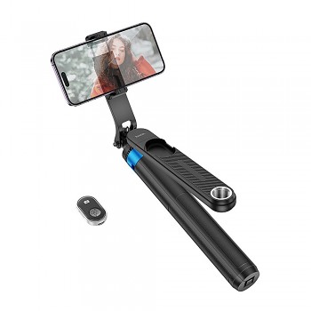 Selfie stick Hoco stativ s bezdrátový remote control K22 černý