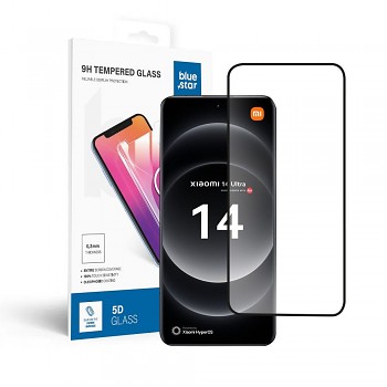Tvrzené sklo pro Xiaomi 14 ULTRA Blue Star 5D černé