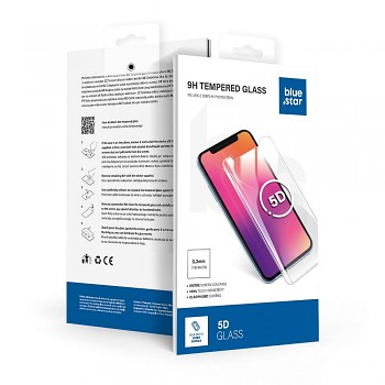 Tvrzené sklo pro Samsung Galaxy A57 5G (celoplošně lepicí/ kryt friendly) Blue Star 5D černé