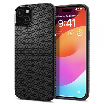 SPIGEN kryt LIQUID AIR pro IPHONE 15 matně černý