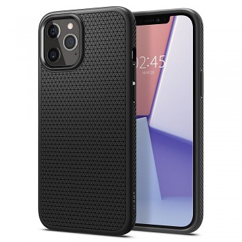 SPIGEN kryt Liquid Air do IPHONE 12 / 12 PRO matně černý