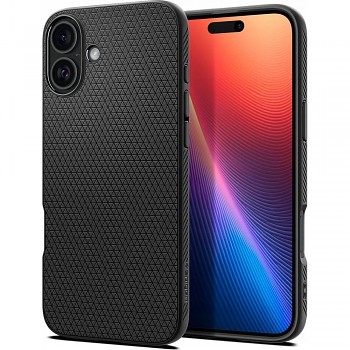 SPIGEN kryt LIQUID AIR pro IPHONE 16 matně černý
