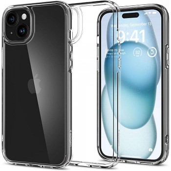 SPIGEN kryt ULTRA HYBRID pro IPHONE 16 křišťálově čirý
