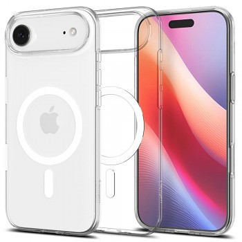 SPIGEN kryt LIQUID CRYSTAL MAG MAGSAFE IPHONE 17 AIR čirý / bílý