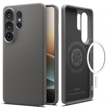 SPIGEN kryt LIQUID AIR MAG kompatibilní s MagSafe pro SAMSUNG S26 Ultra marble šedý