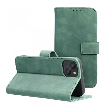 Pouzdro pro iPhone 13 Tender Book zelené
