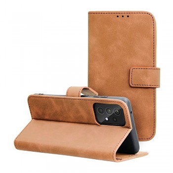 Pouzdro pro Samsung A52 5G / A52 LTE (4G) / A52s 5G Tender Book hnědé