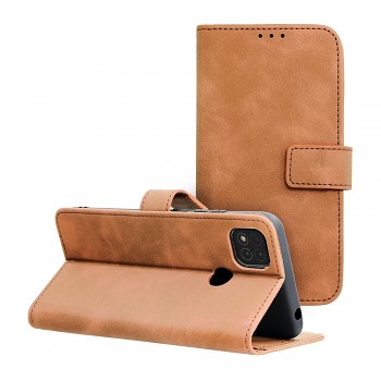 Pouzdro pro Xiaomi Redmi 9C / 9C NFC Tender Book hnědé