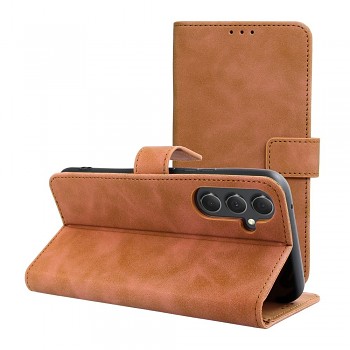 Pouzdro pro Samsung A54 5G Tender Book hnědé