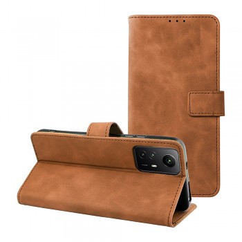 Pouzdro pro Xiaomi Redmi NOTE 12S Tender Book hnědé
