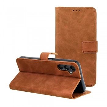 Pouzdro pro Samsung A05s Tender Book hnědé