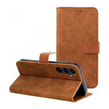 Pouzdro pro Samsung A55 5G Tender Book hnědé