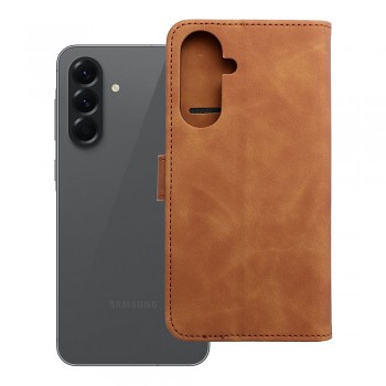 Pouzdro pro Samsung A56 5G Tender Book hnědé