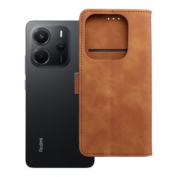 Pouzdro pro Xiaomi Redmi NOTE 14 5G Tender Book hnědé