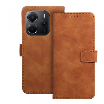 Pouzdro pro Xiaomi Redmi NOTE 14 4G (GLOBAL 164.84 mm x 78.15 mm x 8.16 mm) Tender Book hnědé