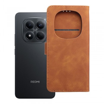 Pouzdro pro Xiaomi Redmi NOTE 15 PRO 5G Tender Book hnědé
