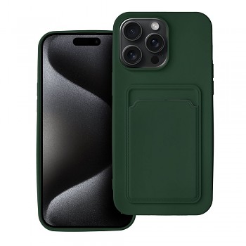 Kryt pro iPhone 15 PRO MAX Card Case zelený