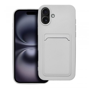Kryt pro iPhone 16 PLUS Card Case bílý