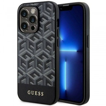 GUESS kryt pro IPHONE 14 Pro (MAG GCUBE) černý
