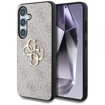GUESS kryt pro SAMSUNG S25 Plus (4G PU Big Logo) růžový