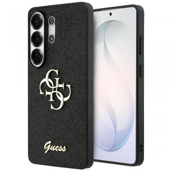 GUESS kryt pro SAMSUNG S26 Ultra (Fixed Glitter 4G Big Metal Logo) černý
