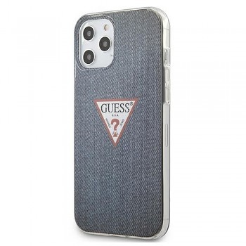 GUESS kryt pro IPHONE 12 Pro Max (Jeans Collection) tmavě modrý