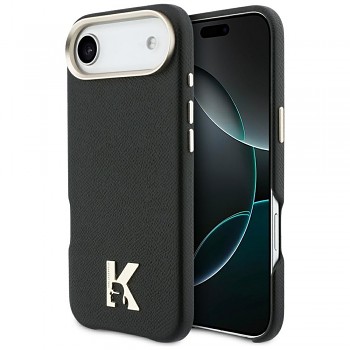 KARL LAGERFELD kryt pro IPHONE 17 Air kompatibilní s MagSafe (PU FW W / KHead Logo) černý