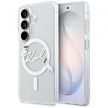 KARL LAGERFELD kryt pro SAMSUNG S26 (Magnetic IML KC Script) transparentní