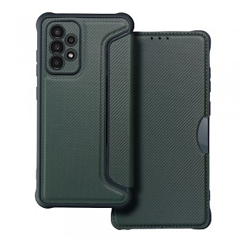 Pouzdro pro Samsung A52 5G / A52 LTE (4G) / A52s 5G Razor Book tmavě zelené