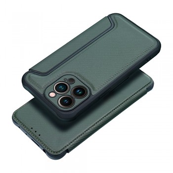 Pouzdro pro iPhone 17 / 18 Razor Book drk zelené