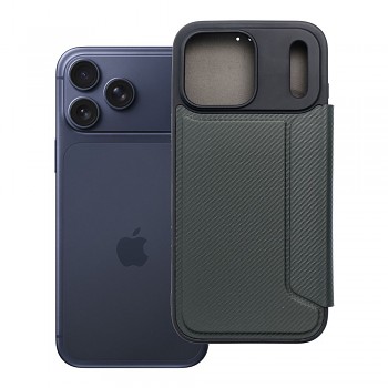 Pouzdro pro iPhone 17 PRO MAX / 18 PRO MAX Razor Book tmavě zelené
