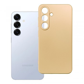 Kryt pro Samsung S25 Metallic zlatý