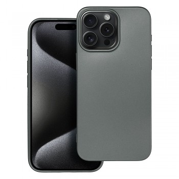 Kryt pro iPhone 15 PRO MAX Metallic šedý